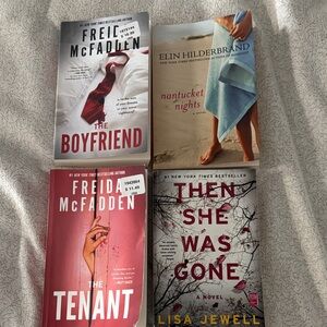 Set of Four Bestselling Novels paperback in great shape!